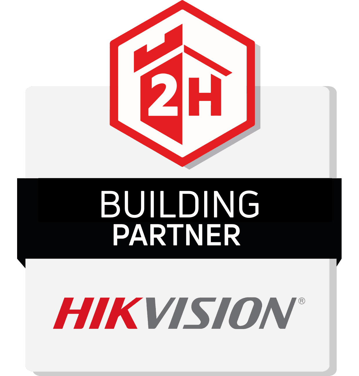 2H BUILDING PARTNER Certificación de Building Partner de Hikvision, demostrando la asociación de 2H en soluciones avanzadas de seguridad inteligente.
