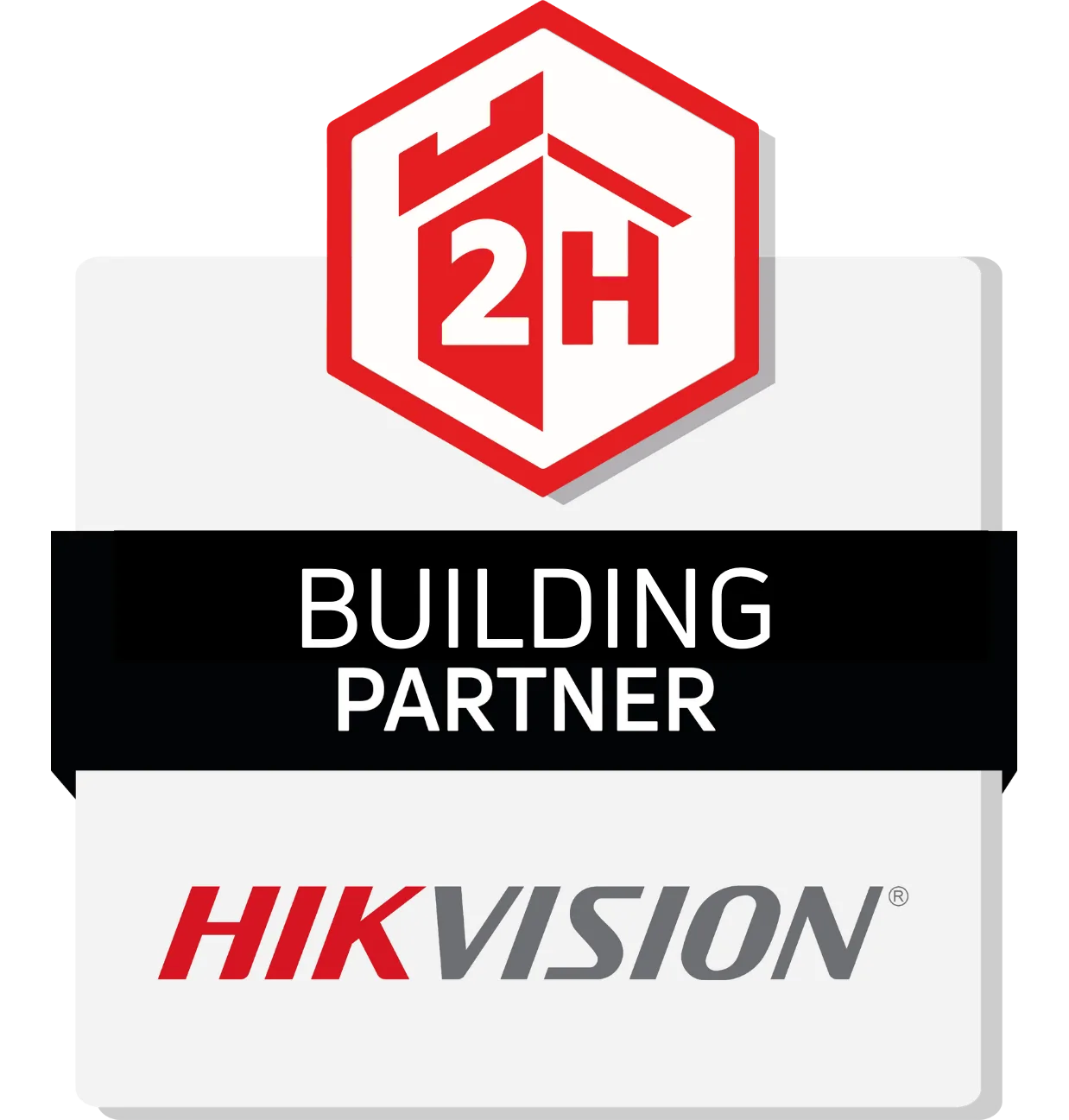 2H BUILDING PARTNER Certificación de Building Partner de Hikvision, demostrando la asociación de 2H en soluciones avanzadas de seguridad inteligente.